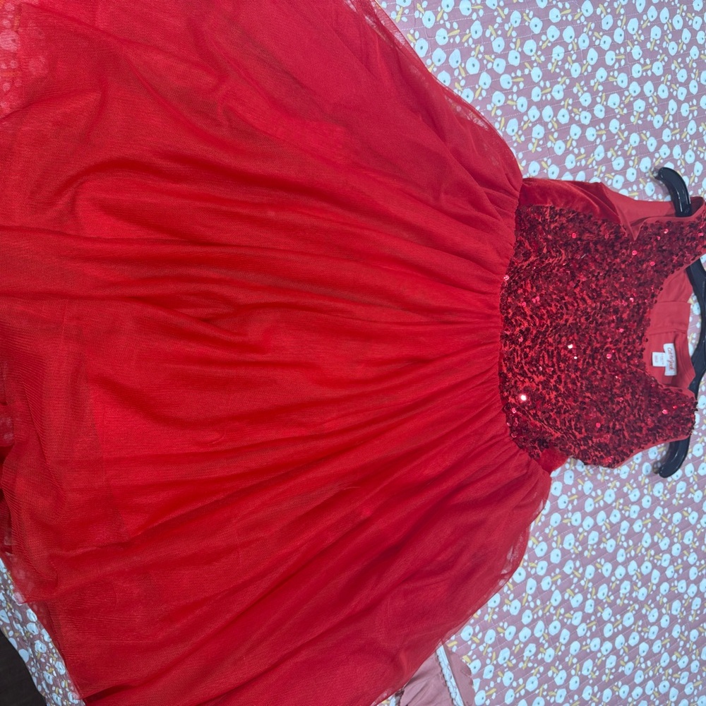 Cat & Jack Red Formal Kids Dress